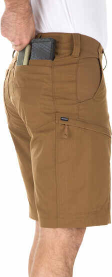 5.11 Tactical Apex Short - 11" in battle brown, side view